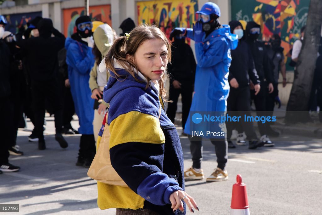 TIRANA, ALBANIA, OCTOBER 19, 2026: Demonstrators take part in student-led anti-government protests in Tirana as the mobilisation enters its seventh consecutive day. Protesters demand improved university conditions, government accountability and the resignation of Prime Minister Edi Rama. (Photo by Vlasov Sulaj/JNA Press via Nexpher Images)