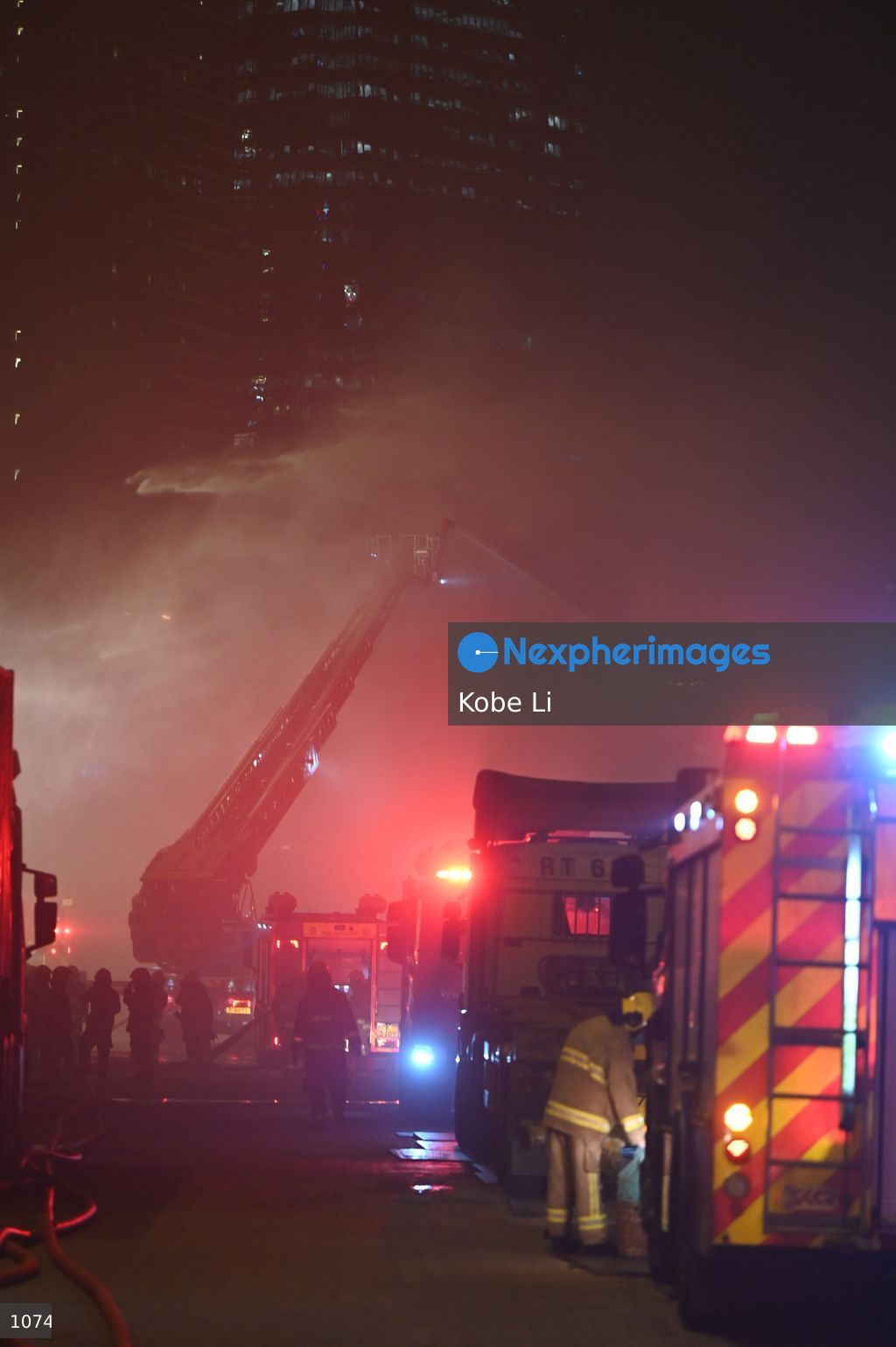 No. 3 alarm fire in Hong Kong