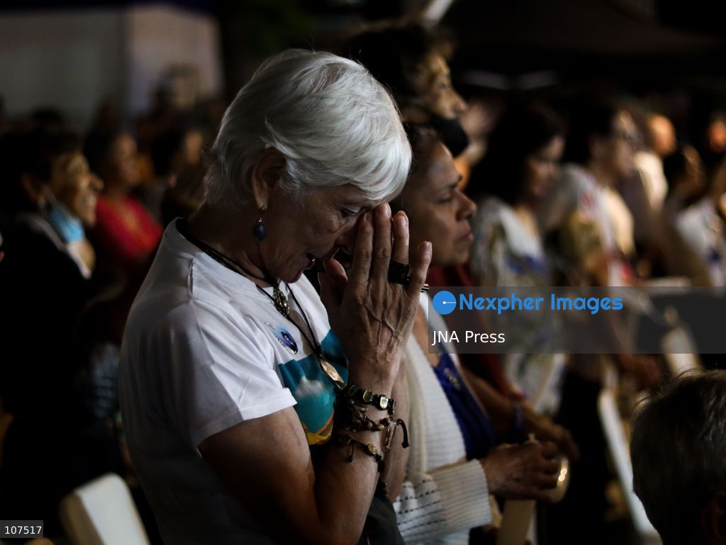 CARACAS, VENEZUELA, OCTOBER 19, 2026: Devotees gather at La Candelaria church in central Caracas to mark the first anniversary of the canonization of Saint José Gregorio Hernández and Saint Carmen Rendiles. The two became Venezuela’s first Catholic saints on October 19, 2025. (Photo by Mario Flores/JNA Press via Nexpher Images)