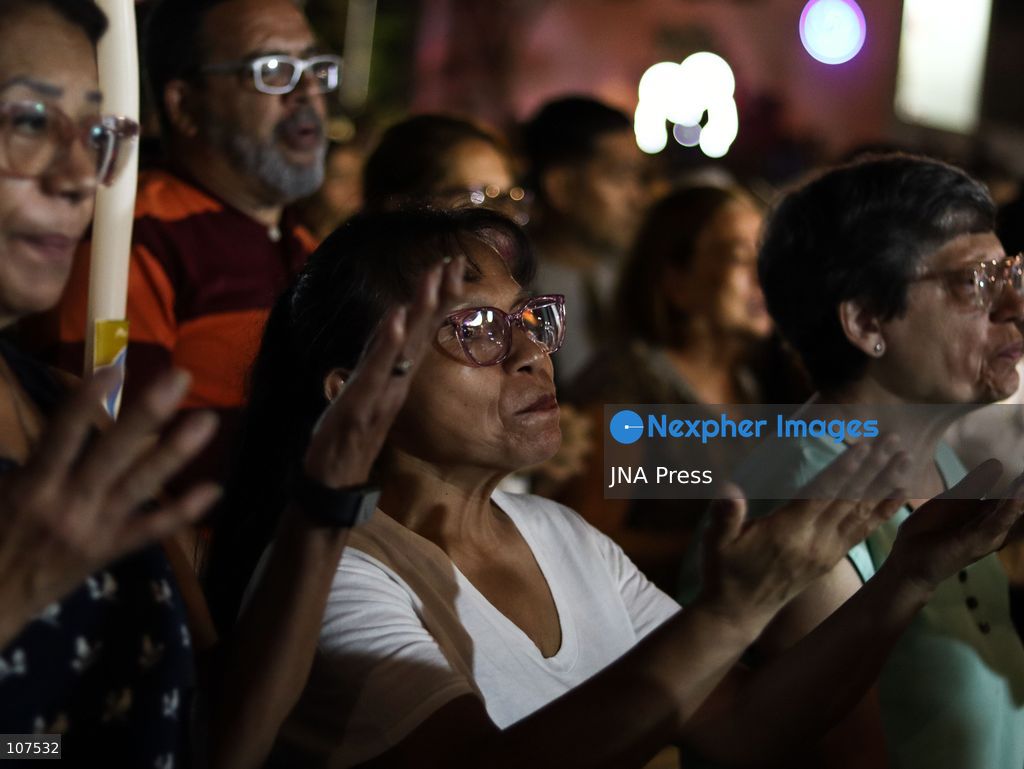 CARACAS, VENEZUELA, OCTOBER 19, 2026: Devotees gather at La Candelaria church in central Caracas to mark the first anniversary of the canonization of Saint José Gregorio Hernández and Saint Carmen Rendiles. The two became Venezuela’s first Catholic saints on October 19, 2025. (Photo by Mario Flores/JNA Press via Nexpher Images)