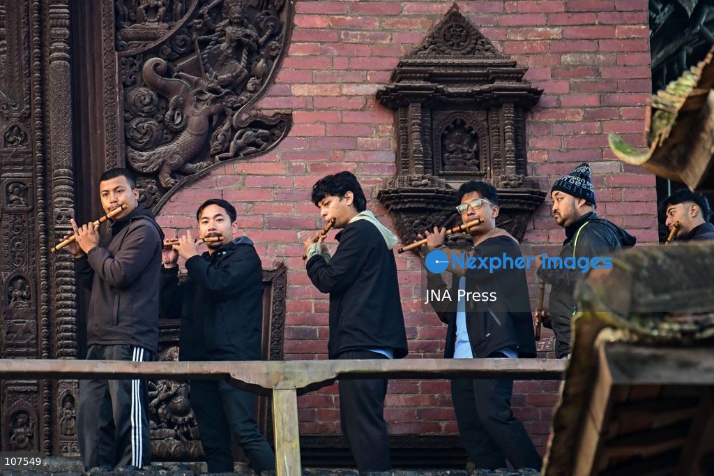KATHMANDU, NEPAL, OCTOBER 20, 2026: Devotees queue to enter Taleju Bhawani Temple at Hanuman Dhoka Durbar Square in Kathmandu on Maha Nawami, the ninth day of Dashain. The historic temple opens to the general public only once a year on this occasion, allowing worshippers to offer prayers to Goddess Taleju Bhawani. (Photo by Safal Prakash Shrestha/JNA Press via Nexpher Images)