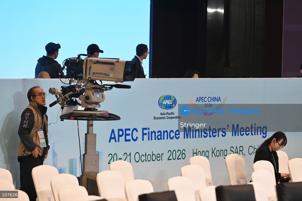 A general view showing APEC Finance Ministers' Meeting on October 20, 2026 in Hong Kong. (Photo by Stringer/Nexpher Images)