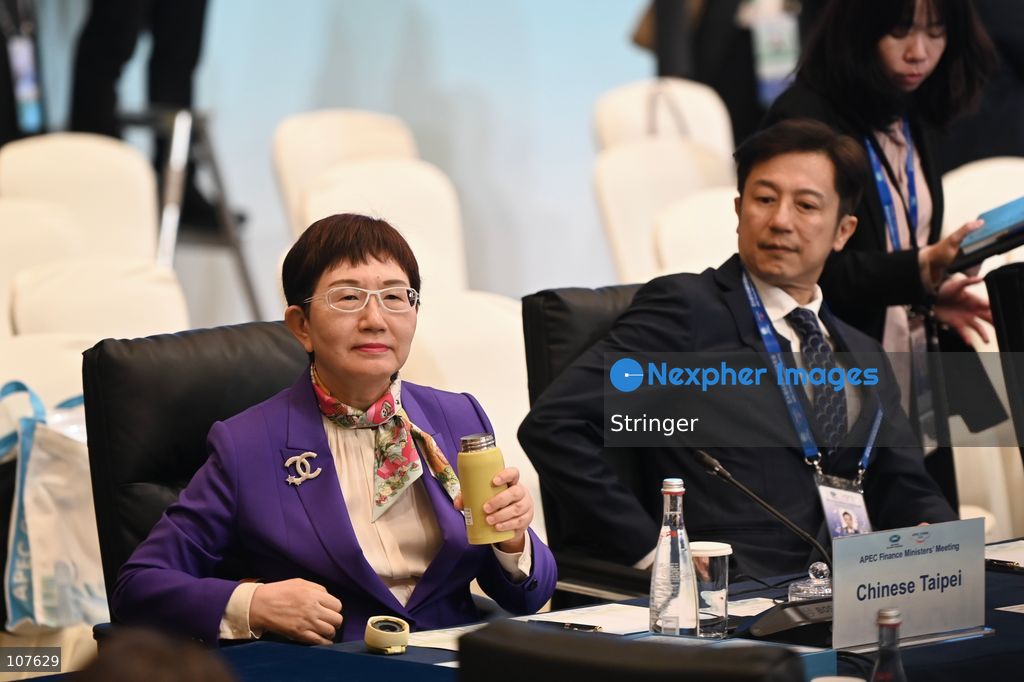 Chuang Tsui-yun, Taiwanese Finance Minister attends APEC Finance Ministers' Meeting on October 20, 2026 in Hong Kong. (Photo by Stringer/Nexpher Images)