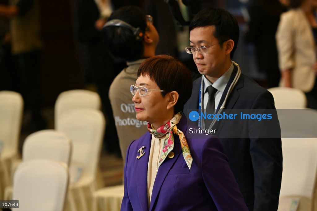 Chuang Tsui-yun, Taiwanese Finance Minister attends APEC Finance Ministers' Meeting on October 20, 2026 in Hong Kong. (Photo by Stringer/Nexpher Images)