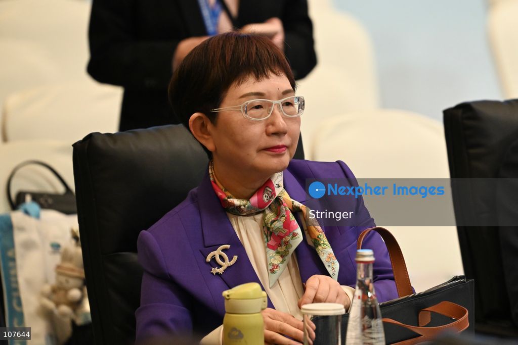 Chuang Tsui-yun, Taiwanese Finance Minister attends APEC Finance Ministers' Meeting on October 20, 2026 in Hong Kong. (Photo by Stringer/Nexpher Images)