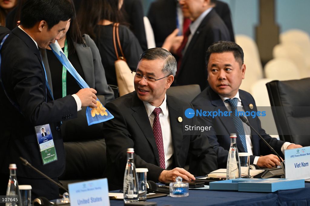 Ngo Van Tuan, Vietnam Finance Minister attends APEC Finance Ministers' Meeting on October 20, 2026 in Hong Kong. (Photo by Stringer/Nexpher Images)