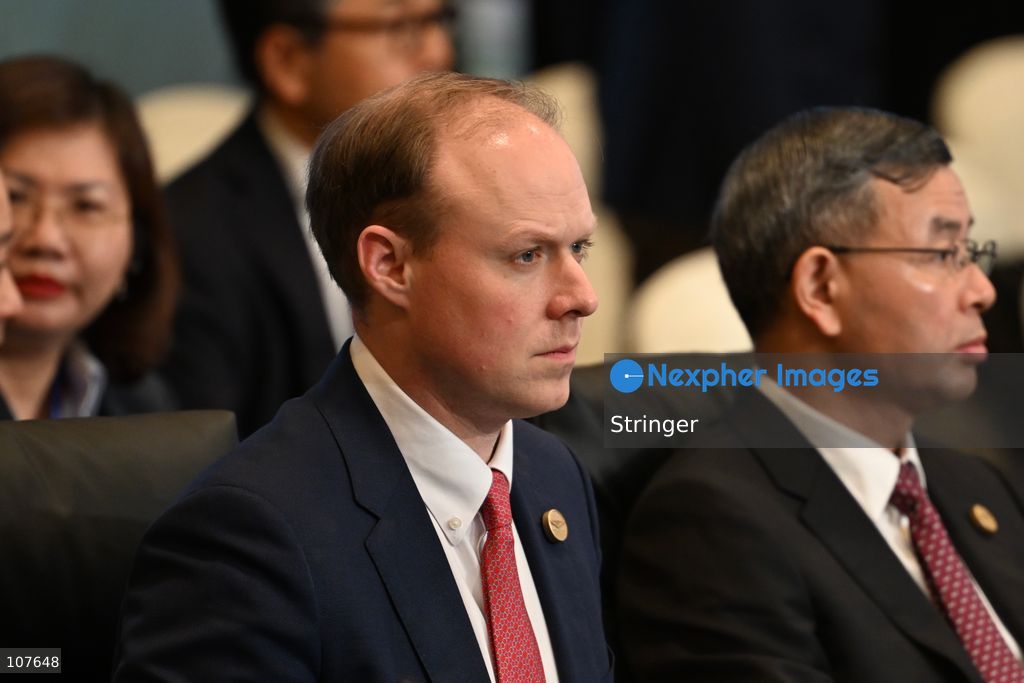 Francis Brooke, US Deputy Secretary of the Treasury attends APEC Finance Ministers' Meeting on October 20, 2026 in Hong Kong. (Photo by Stringer/Nexpher Images)