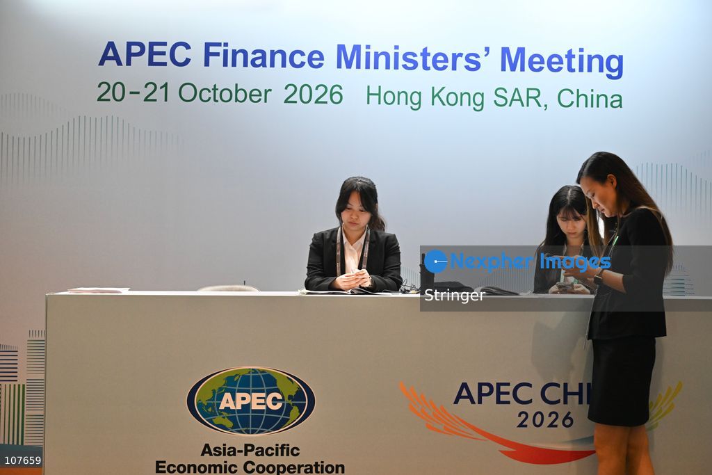 A general view showing APEC Finance Ministers' Meeting on October 20, 2026 in Hong Kong. (Photo by Stringer/Nexpher Images)