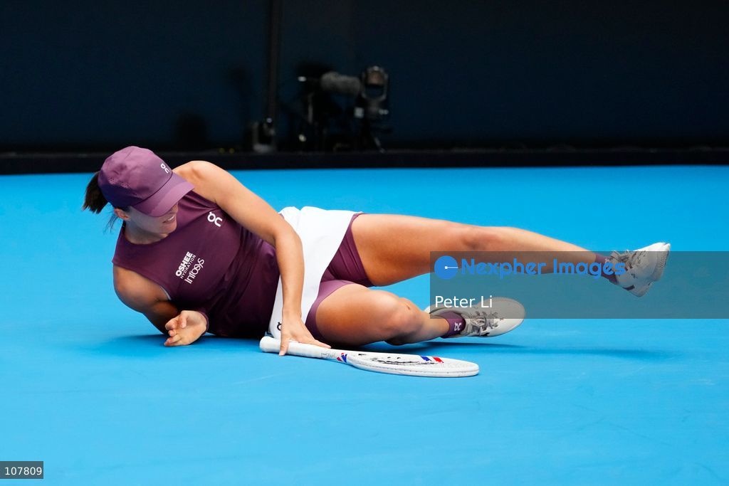 Iga Swiatek of Poland in action against Iva Jovic of the United States during Women's Singles Round of 16 match on day eight of China Open at the National Tennis Center on October 7, 2026 in Beijing, China. (Photo by Peter Li/Nexpher Images)