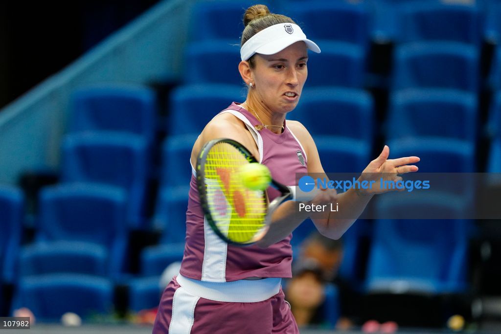Elise Mertens of Belgium in action against Coco Gauff of the United States during Women's Singles Round of 16 match on day eight of China Open at the National Tennis Center on October 7, 2026 in Beijing, China. (Photo by Peter Li/Nexpher Images)