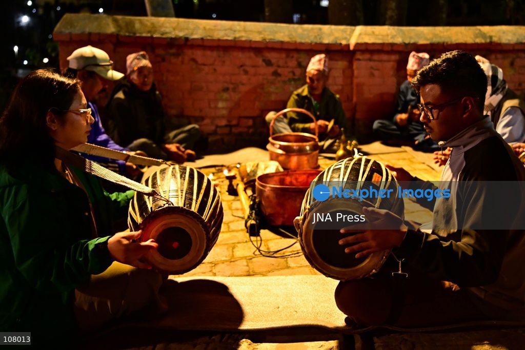 BHAKTAPUR, NEPAL, OCTOBER 21, 2026: Devotees gather at Brahmayani Temple during the annual Brahmayani Jatra on Vijaya Dashami, the tenth and main day of the Dashain festival. Worshippers offer prayers and religious offerings to Goddess Brahmayani as part of the celebrations. (Photo by Safal Prakash Shrestha/JNA Press via Nexpher Images)
