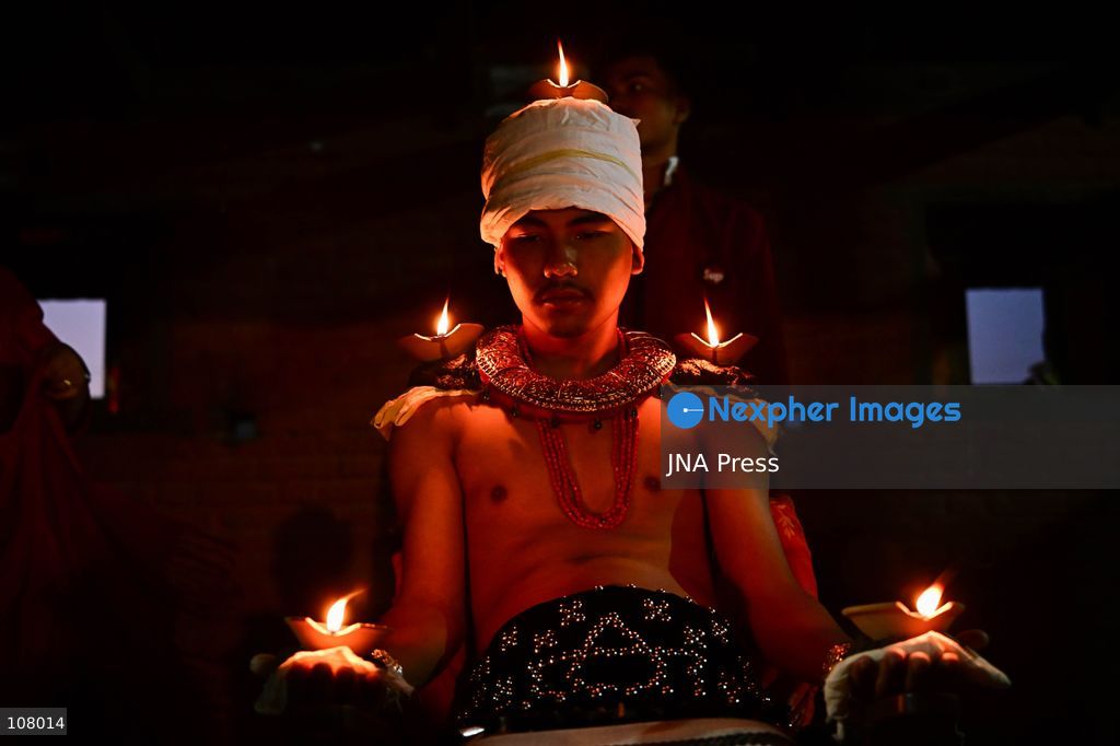 BHAKTAPUR, NEPAL, OCTOBER 21, 2026: Devotees gather at Brahmayani Temple during the annual Brahmayani Jatra on Vijaya Dashami, the tenth and main day of the Dashain festival. Worshippers offer prayers and religious offerings to Goddess Brahmayani as part of the celebrations. (Photo by Safal Prakash Shrestha/JNA Press via Nexpher Images)
