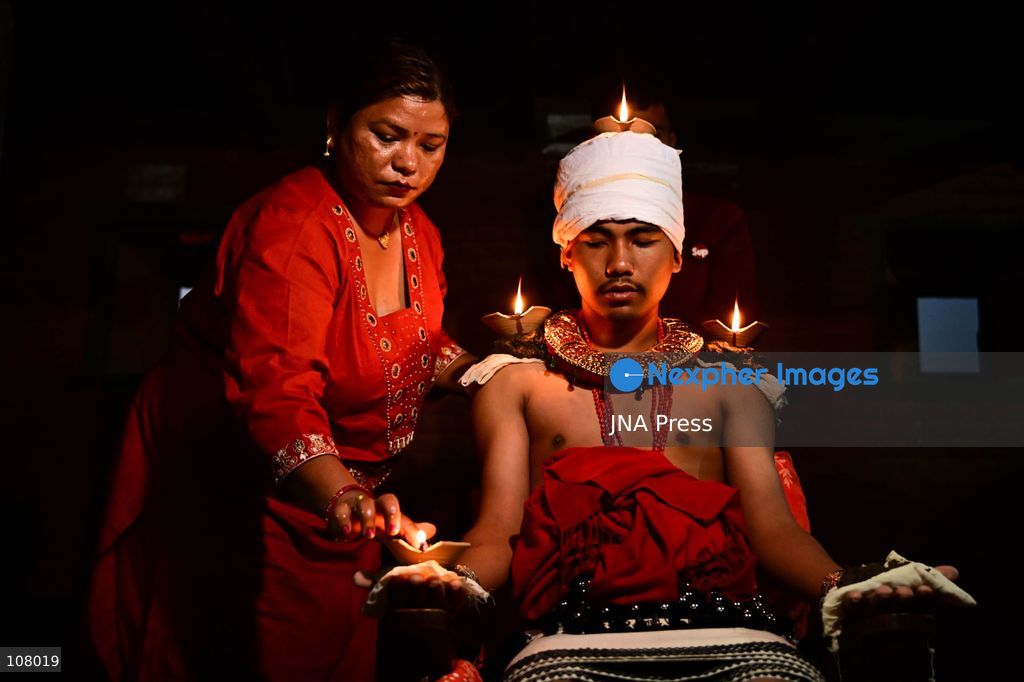 BHAKTAPUR, NEPAL, OCTOBER 21, 2026: Devotees gather at Brahmayani Temple during the annual Brahmayani Jatra on Vijaya Dashami, the tenth and main day of the Dashain festival. Worshippers offer prayers and religious offerings to Goddess Brahmayani as part of the celebrations. (Photo by Safal Prakash Shrestha/JNA Press via Nexpher Images)