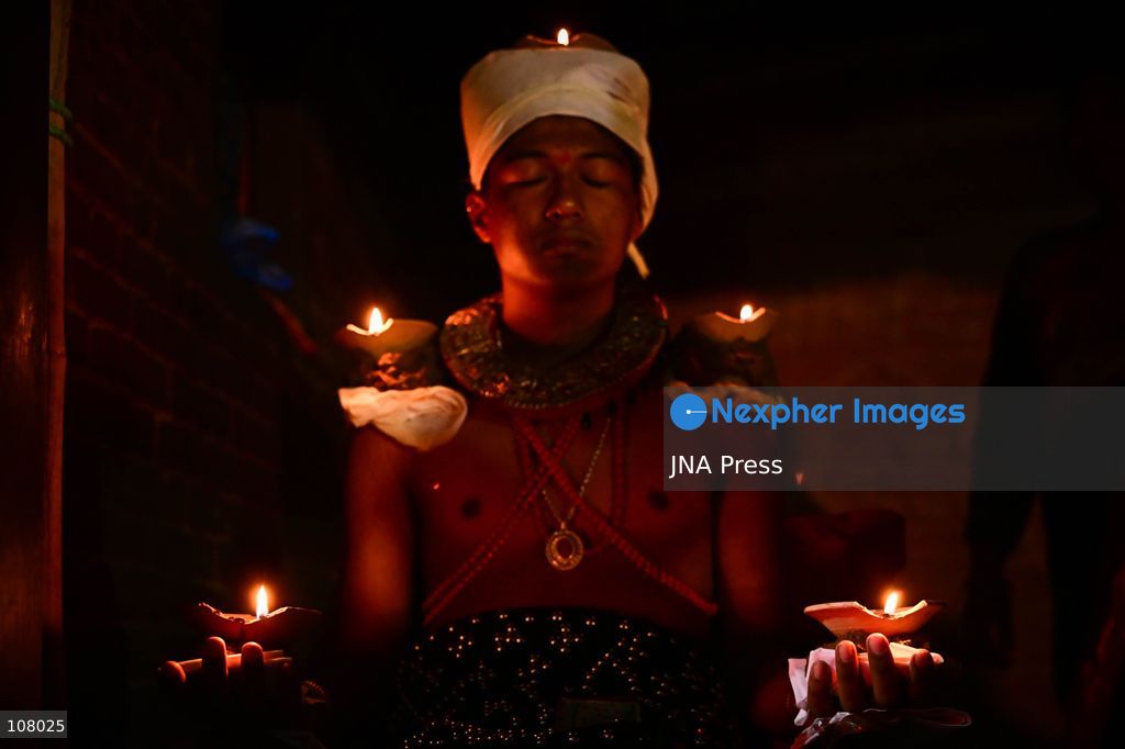 BHAKTAPUR, NEPAL, OCTOBER 21, 2026: Devotees gather at Brahmayani Temple during the annual Brahmayani Jatra on Vijaya Dashami, the tenth and main day of the Dashain festival. Worshippers offer prayers and religious offerings to Goddess Brahmayani as part of the celebrations. (Photo by Safal Prakash Shrestha/JNA Press via Nexpher Images)