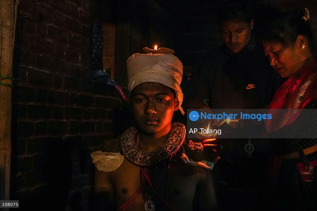 BHAKTAPUR, NEPAL – October 21, 2026: Hindu devotees perform a religious ritual by lighting oil lamps on their bodies at the premises of Brahmayani Temple during the Dashain festival in Bhaktapur, Nepal. marking Vijaya Dashami, the tenth day of Dashain, Nepal’s biggest Hindu festival. Photo by Ambir Tolang/JNA Press (Photo by AP Tolang/Nexpher Images)