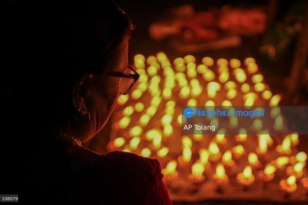 BHAKTAPUR, NEPAL – October 21, 2026: Hindu devotees perform a religious ritual by lighting oil lamps at the premises of Brahmayani Temple in Bhaktapur, Nepal. marking Vijaya Dashami, the tenth day of Dashain, Nepal’s biggest Hindu festival. Photo by Ambir Tolang/JNA Press (Photo by AP Tolang/Nexpher Images)