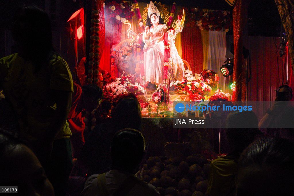 BANGKOK, THAILAND - OCTOBER 20, 2026: Devotees take part in a traditional procession at Sri Maha Mariamman Temple, also known as Wat Khaek Silom, on Vijayadashami, which marks the end of the annual Navratri festival. (Photo by Ekkasit chimpinit/JNA Press via Nexpher Images)