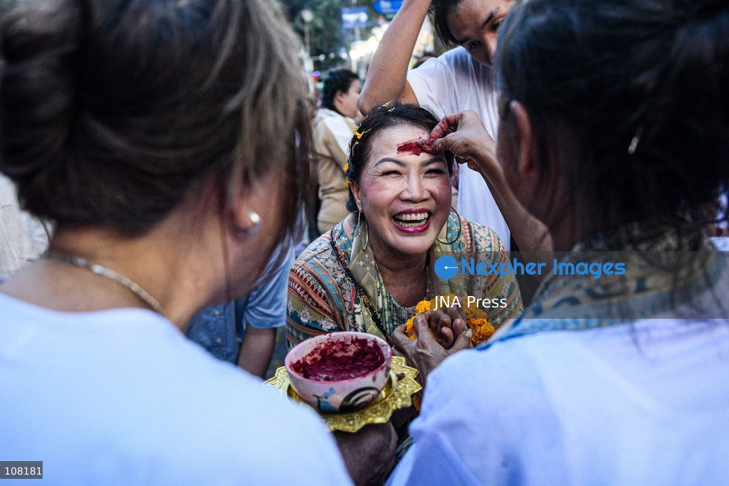 BANGKOK, THAILAND - OCTOBER 20, 2026: Devotees take part in a traditional procession at Sri Maha Mariamman Temple, also known as Wat Khaek Silom, on Vijayadashami, which marks the end of the annual Navratri festival. (Photo by Ekkasit chimpinit/JNA Press via Nexpher Images)