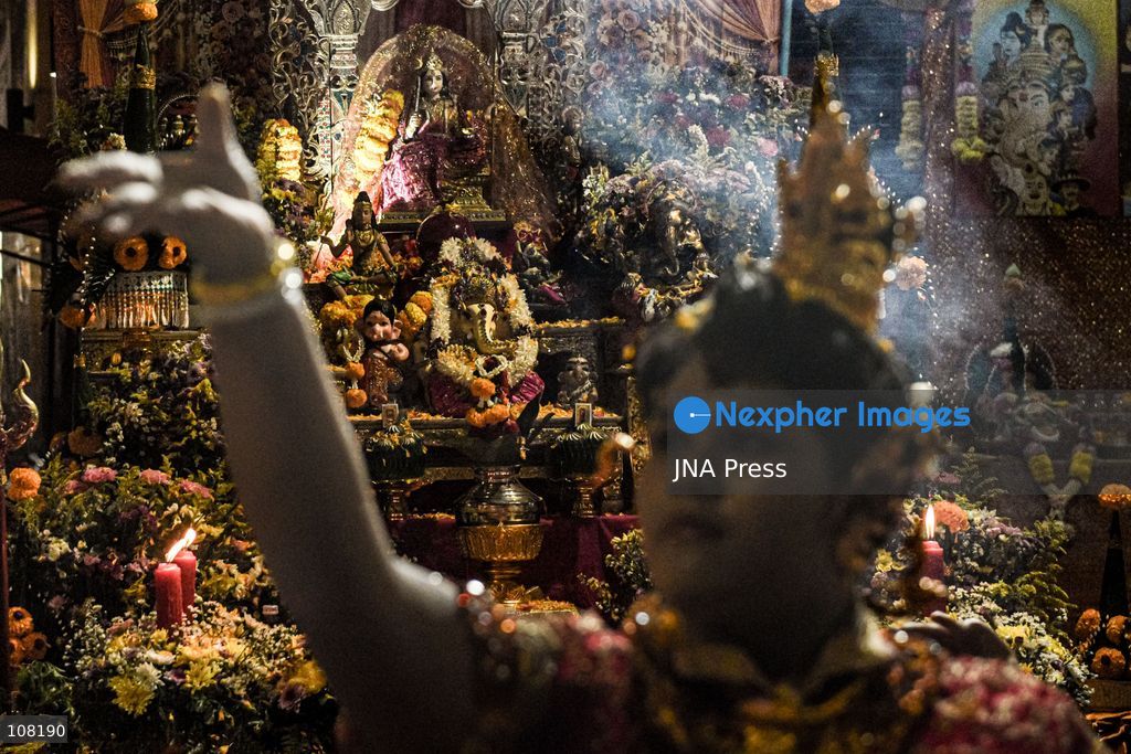BANGKOK, THAILAND - OCTOBER 20, 2026: Devotees take part in a traditional procession at Sri Maha Mariamman Temple, also known as Wat Khaek Silom, on Vijayadashami, which marks the end of the annual Navratri festival. (Photo by Ekkasit chimpinit/JNA Press via Nexpher Images)