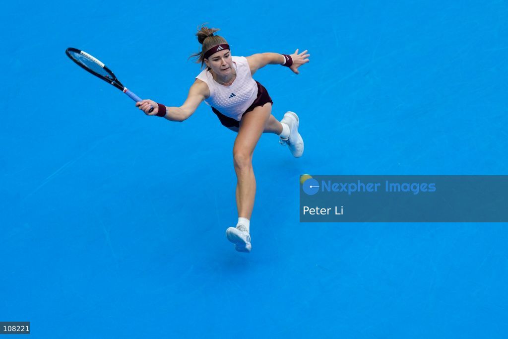 Karolina Muchova of Czech Republic in action against Nikola Bartunkova of Czech Republic in the Women's Singles Quarter Final on day nine of China Open at the National Tennis Center on October 8, 2026 in Beijing, China. (Photo by Peter Li/Nexpher Images)