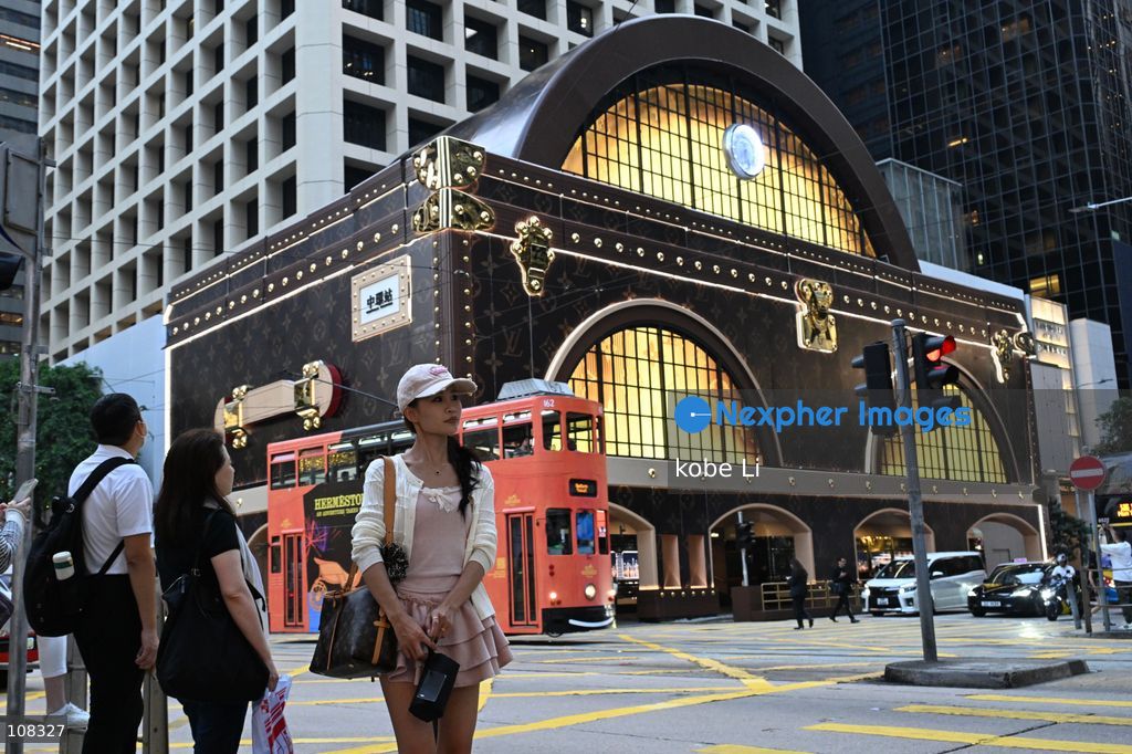 A general view showing Louis Vuitton New Decoration at Central on October 22, 2026 in Hong Kong. (Photo by kobe Li/Nexpher Images)
