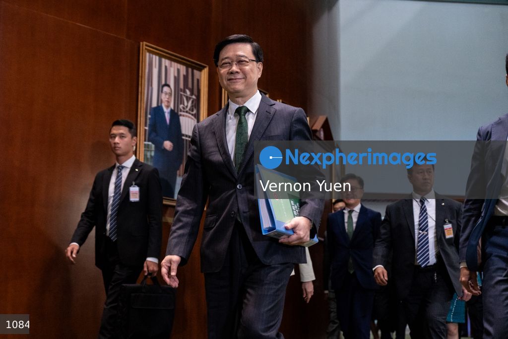 Hong Kong Chief Executive Delivers Policy Address in Legco