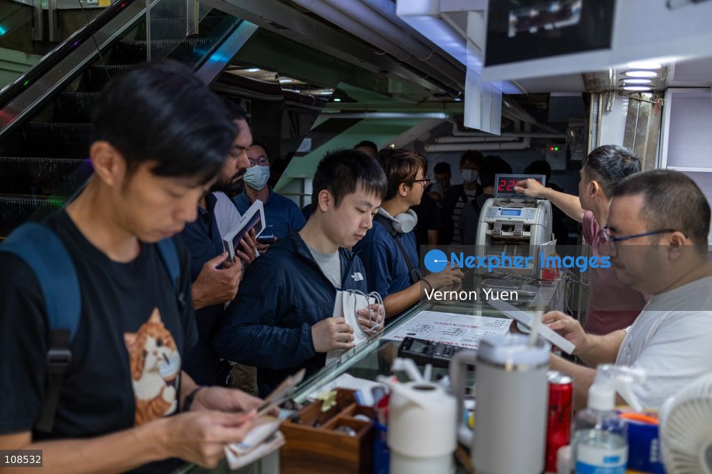 A iPhone Resellers store at Sin Tat Plaza, a popular iPhone location for phone resellers on October 22, 2026 in Hong Kong. The iPhone DUO is Apple INC.’s first foldable phone, today is the first day the new iPhone DUO is available to the public. (Photo by Vernon Yuen/Nexpher Images)