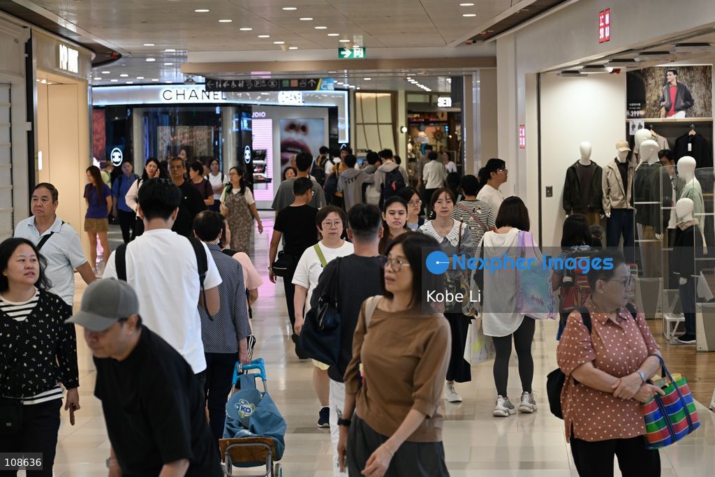 People shopping at a shopping mall in Tuen Mun on October 23, 2026 in Hong Kong. (Photo by Kobe Li/Nexpher Images)