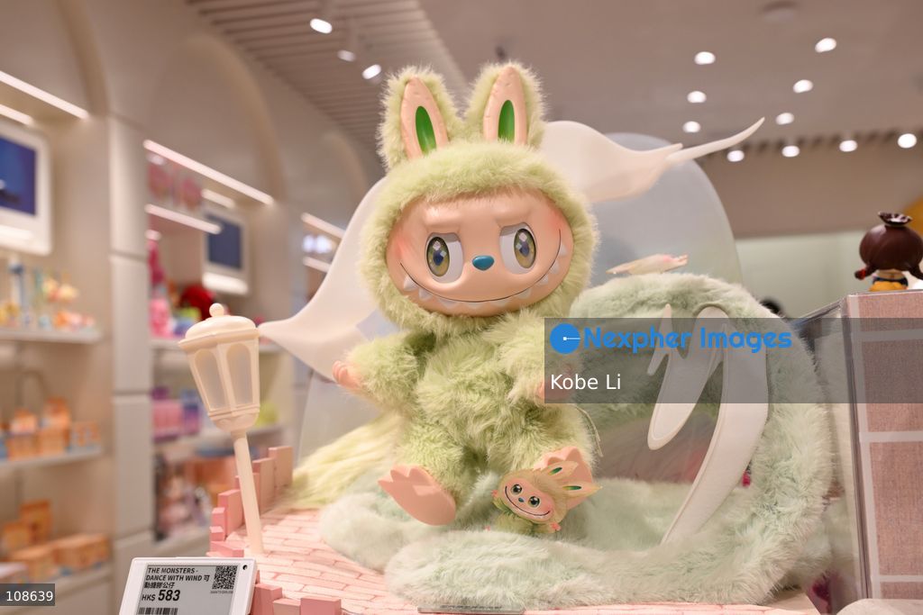 LUBUBU product display at a POP-MART shop in Tuen Mun on October 23, 2026 in Hong Kong. (Photo by Kobe Li/Nexpher Images)