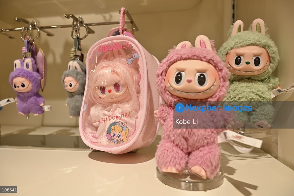 LUBUBU products display at a POP-MART shop in Tuen Mun on October 23, 2026 in Hong Kong. (Photo by Kobe Li/Nexpher Images)
