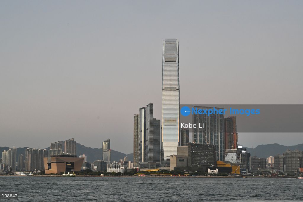 A sun set of Victoria Harbour on October 23, 2026 in Hong Kong. (Photo by Kobe Li/Nexpher Images)