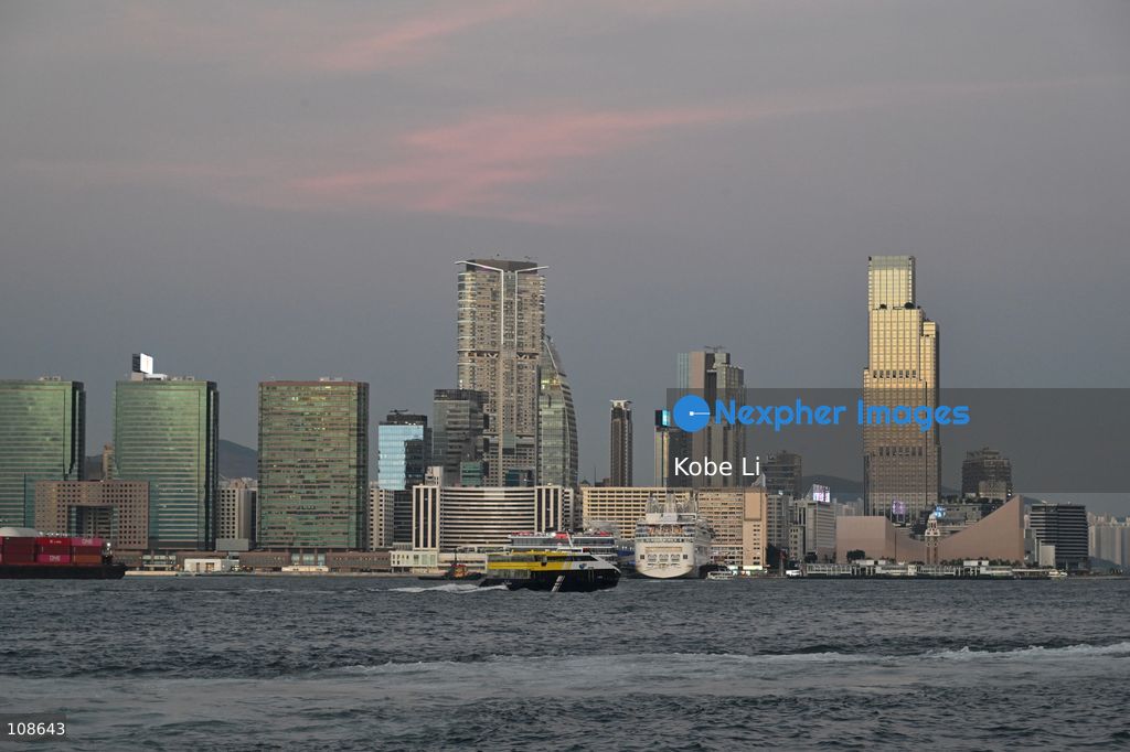 A sun set of Victoria Harbour on October 23, 2026 in Hong Kong. (Photo by Kobe Li/Nexpher Images)