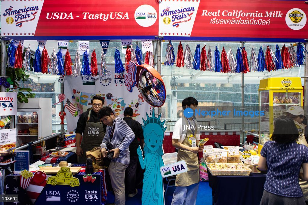 BANGKOK, THAILAND, OCTOBER 23, 2026: A general view of the American Fair at Siam Paragon in Bangkok, marking the 250th anniversary of the United States Declaration of Independence. Organised by the U.S. Embassy as part of the Freedom 250 campaign, the three-day event features cultural performances, food and activities highlighting American culture and innovation. (Photo by TEERA NOISAKRAN/JNA Press via Nexpher Images)