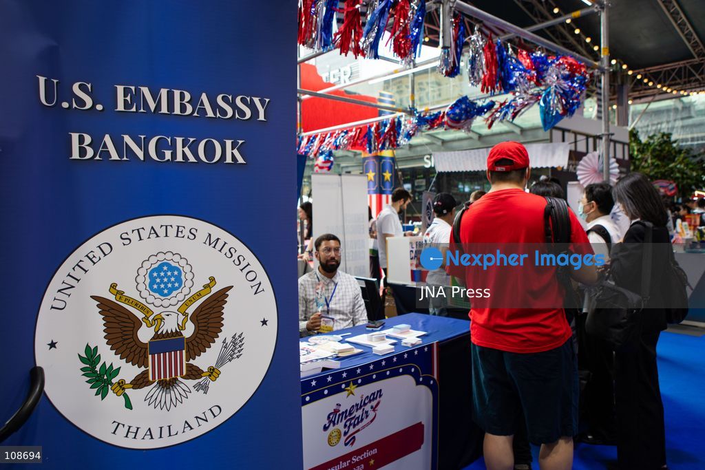 BANGKOK, THAILAND, OCTOBER 23, 2026: A general view of the American Fair at Siam Paragon in Bangkok, marking the 250th anniversary of the United States Declaration of Independence. Organised by the U.S. Embassy as part of the Freedom 250 campaign, the three-day event features cultural performances, food and activities highlighting American culture and innovation. (Photo by TEERA NOISAKRAN/JNA Press via Nexpher Images)