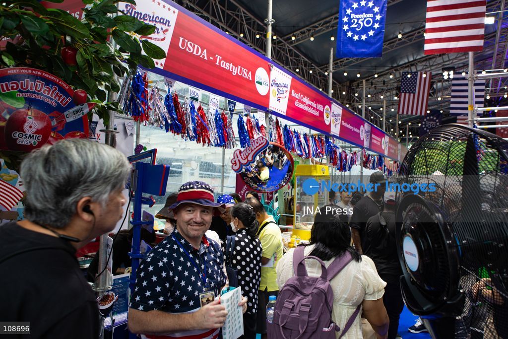 BANGKOK, THAILAND, OCTOBER 23, 2026: A general view of the American Fair at Siam Paragon in Bangkok, marking the 250th anniversary of the United States Declaration of Independence. Organised by the U.S. Embassy as part of the Freedom 250 campaign, the three-day event features cultural performances, food and activities highlighting American culture and innovation. (Photo by TEERA NOISAKRAN/JNA Press via Nexpher Images)