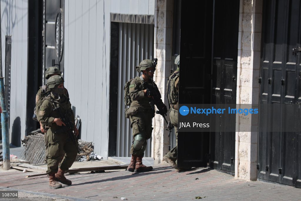 HEBRON, PALESTINE, OCTOBER 23, 2026: Israeli forces raid homes belonging to the al-Jaaba family following a shooting attack at a military checkpoint at the entrance to Hebron in the occupied West Bank. The raids come as Israeli forces close entrances to the city and conduct searches following the attack earlier in the day. (Photo by Mosab shawer/JNA Press via Nexpher Images)