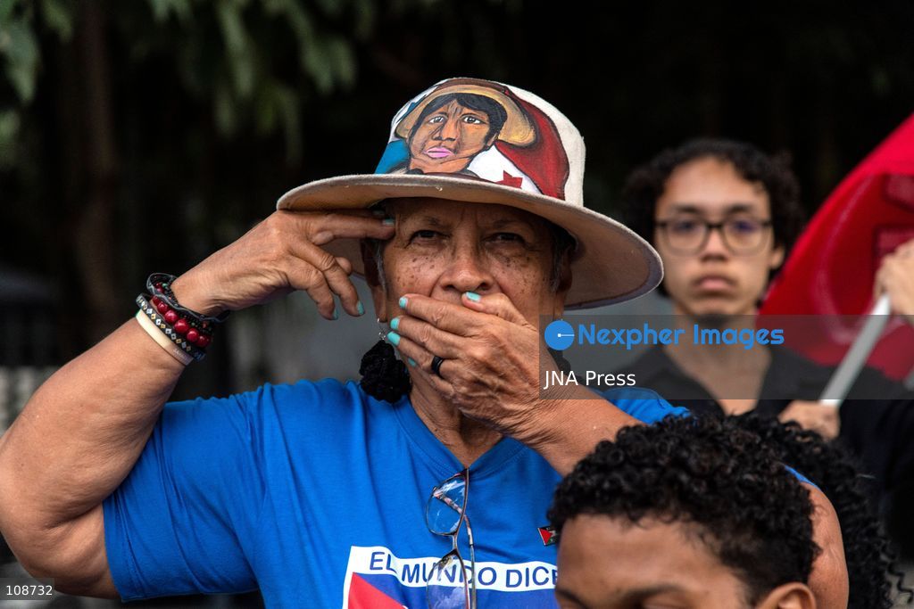 PANAMA CITY, PANAMA, OCTOBER 23, 2026: Demonstrators rally in solidarity with people affected by conflict and human rights abuses in the Democratic Republic of the Congo. Participants call for a boycott of Apple products and greater accountability from technology companies over alleged links between mineral supply chains, exploitation and violence in the country. (Photo by Andrés Trujillo/JNA Press via Nexpher Images)