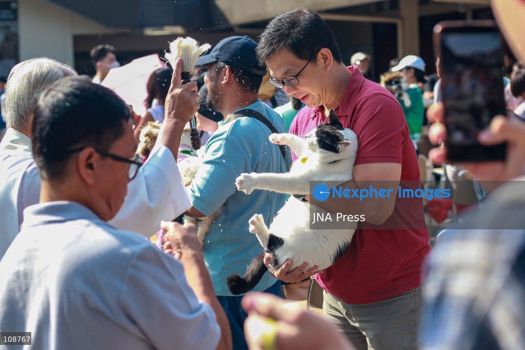 BANDUNG, INDONESIA, OCTOBER 24, 2026: Catholics bring their pets for a blessing at Buah Batu Catholic Church in Bandung, West Java. The ceremony honours St. Francis of Assisi and highlights care and compassion for animals. (Photo by Khairizal Maris/JNA Press via Nexpher Images)