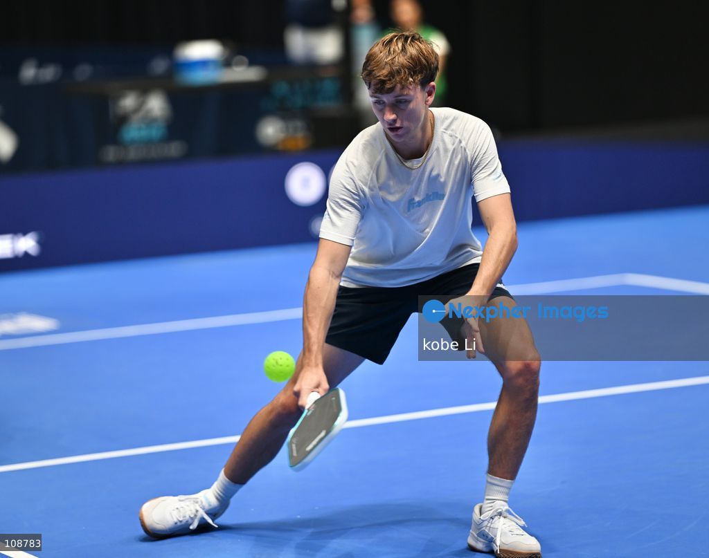 Hayden Patriquin, an American pickleball player during Semifinals of the Men’s Doubles Pickleball Game of PPA Asia 1500 Hong Kong SALM at Kai Tak Arena, Kai Tak Sports Park on October 24, 2026 in Hong Kong. PPA Asia 1500 Hong Kong SALM, the first-ever PPA Asia 1500 and the grand finale of the 2026 PPA Tour Asia season. (Photo by kobe Li/Nexpher Images)