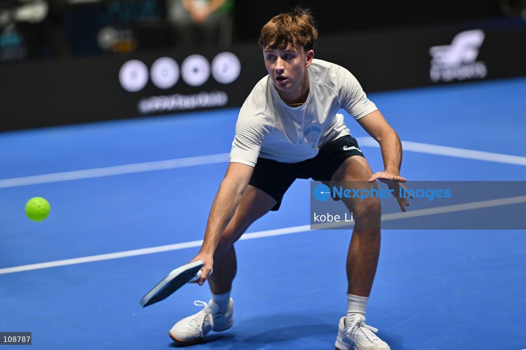 Hayden Patriquin, an American pickleball player during Semifinals of the Men’s Doubles Pickleball Game of PPA Asia 1500 Hong Kong SALM at Kai Tak Arena, Kai Tak Sports Park on October 24, 2026 in Hong Kong. PPA Asia 1500 Hong Kong SALM, the first-ever PPA Asia 1500 and the grand finale of the 2026 PPA Tour Asia season. (Photo by kobe Li/Nexpher Images)