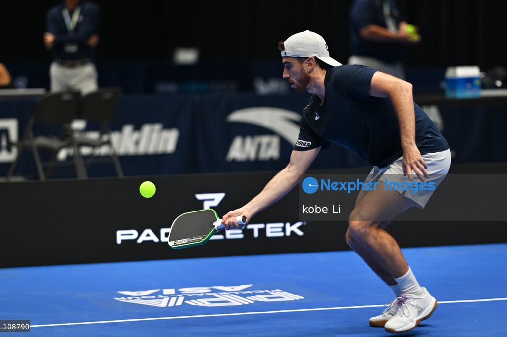 Federico Staksrud, an Argentina pickleball player during Semifinals of the Men’s Doubles Pickleball Game of PPA Asia 1500 Hong Kong SALM at Kai Tak Arena, Kai Tak Sports Park on October 24, 2026 in Hong Kong. PPA Asia 1500 Hong Kong SALM, the first-ever PPA Asia 1500 and the grand finale of the 2026 PPA Tour Asia season. (Photo by kobe Li/Nexpher Images)