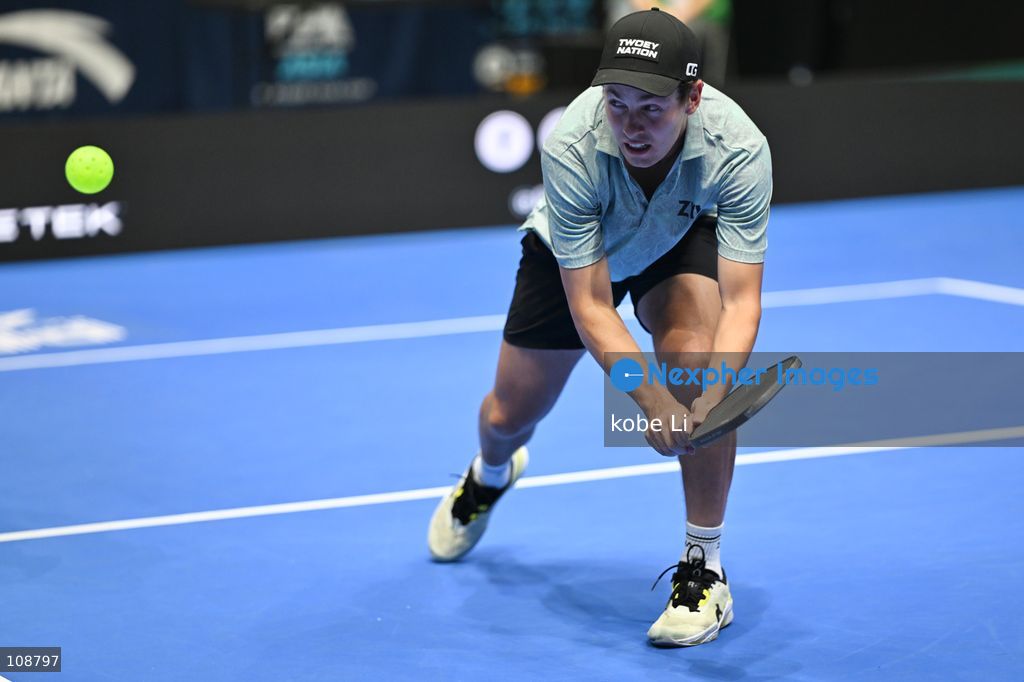 Connor Garnett, an American pickleball player during Semifinals of the Men’s Doubles Pickleball Game of PPA Asia 1500 Hong Kong SALM at Kai Tak Arena, Kai Tak Sports Park on October 24, 2026 in Hong Kong. PPA Asia 1500 Hong Kong SALM, the first-ever PPA Asia 1500 and the grand finale of the 2026 PPA Tour Asia season. (Photo by kobe Li/Nexpher Images)