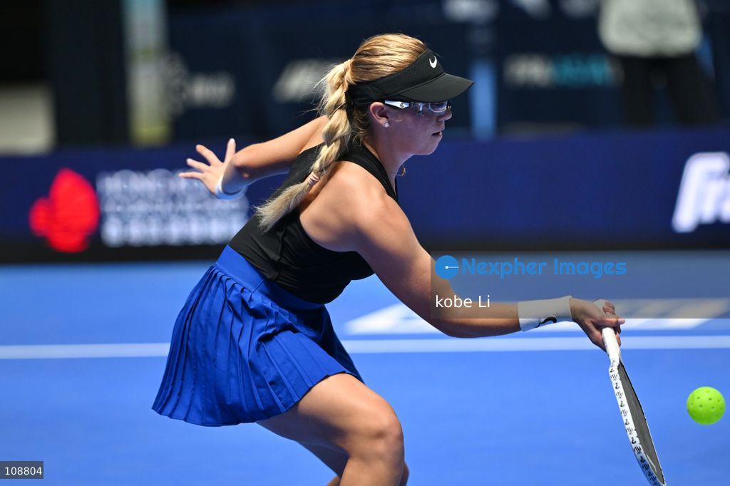 Anna Leigh Waters, an American pickleball player during Semifinals of the Mixed Doubles Pickleball Game of PPA Asia 1500 Hong Kong SALM at Kai Tak Arena, Kai Tak Sports Park on October 24, 2026 in Hong Kong. PPA Asia 1500 Hong Kong SALM, the first-ever PPA Asia 1500 and the grand finale of the 2026 PPA Tour Asia season. (Photo by kobe Li/Nexpher Images)