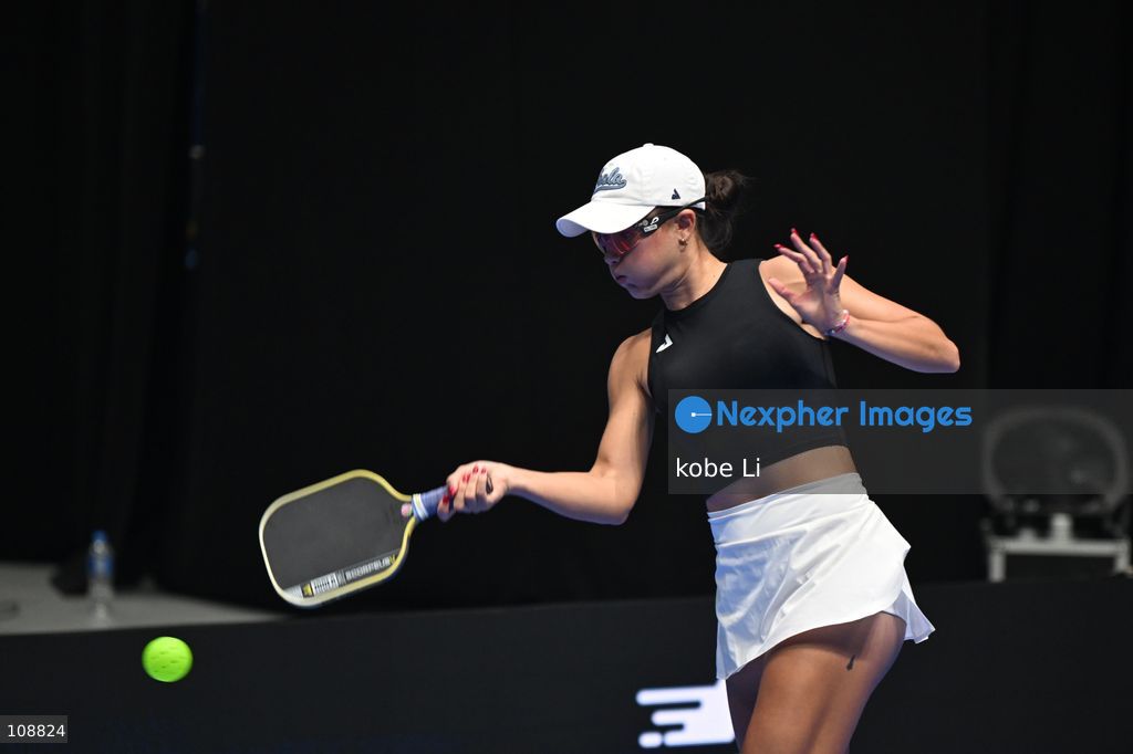 Anna Bright, an American pickleball player during Semifinals of the Mixed Doubles Pickleball Game of PPA Asia 1500 Hong Kong SALM at Kai Tak Arena, Kai Tak Sports Park on October 24, 2026 in Hong Kong. PPA Asia 1500 Hong Kong SALM, the first-ever PPA Asia 1500 and the grand finale of the 2026 PPA Tour Asia season. (Photo by kobe Li/Nexpher Images)