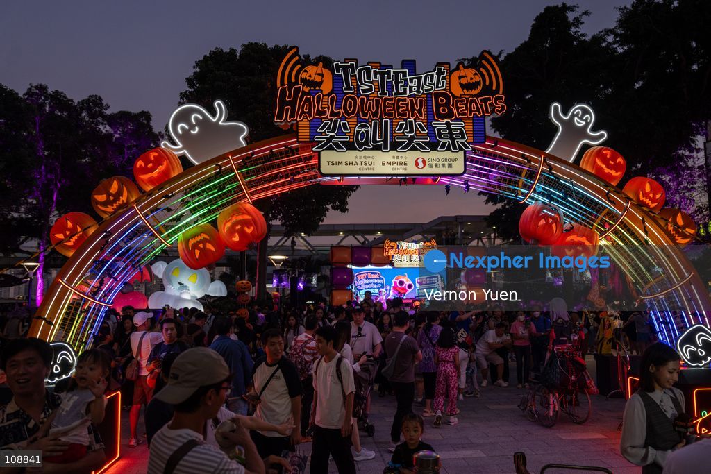 A genial view showing a halloween themed event on October 24, 2026 in Hong Kong. (Photo by Vernon Yuen/Nexpher Images)