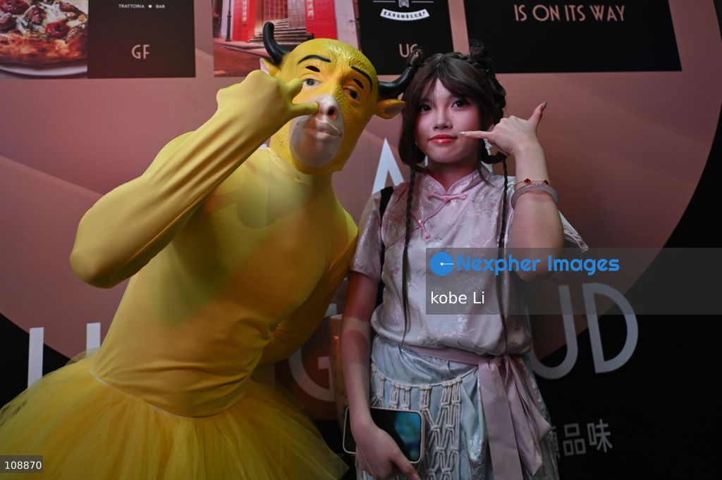 Visitors cosplaying and posing photo at Lan Kwai Fong in Central on the eve of Halloween on October 24, 2026 in Hong Kong. (Photo by kobe Li/Nexpher Images)