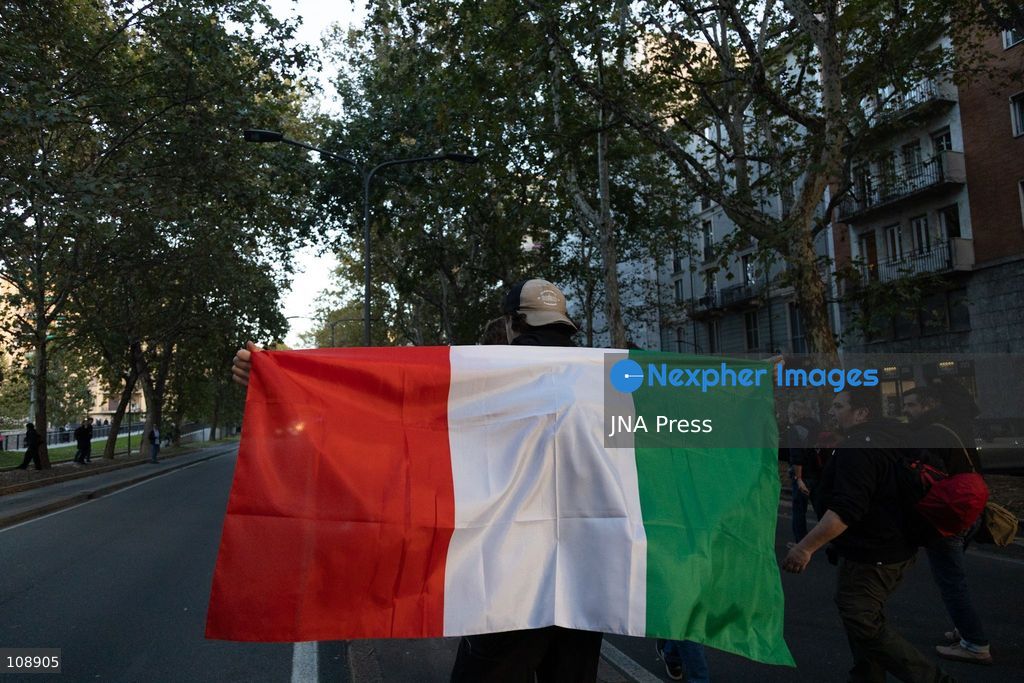 MILAN, ITALY, OCTOBER 24, 2026: Students, activists and members of political collectives march through Milan against government policies and rising living costs. Two separate marches merge into a procession of around 10,000 people, ending in Piazza Leonardo da Vinci outside the Politecnico di Milano amid a heavy police presence. (Photo by Mattia Rinaldi/JNA Press via Nexpher Images)