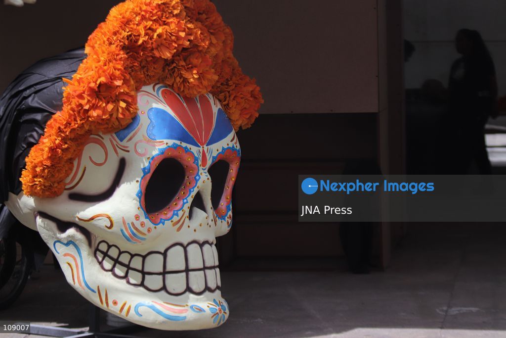MEXICO CITY, MEXICO, OCTOBER 24, 2026: Members of the Última Hora collective work on “El Panadero con el Pan,” a float being built at FARO de Oriente in Iztapalapa for Mexico City’s Day of the Dead parade. The artists prepare the structure and decorative elements ahead of the annual celebration. (Photo by Carlos Santiago/JNA Press via Nexpher Images)