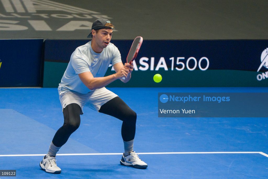 American pickleball player Ben Johns during the men’s double finals at the Hong Kong Slam 2026 October 25, 2026 in Hong Kong. (Photo by Vernon Yuen/Nexpher Images)