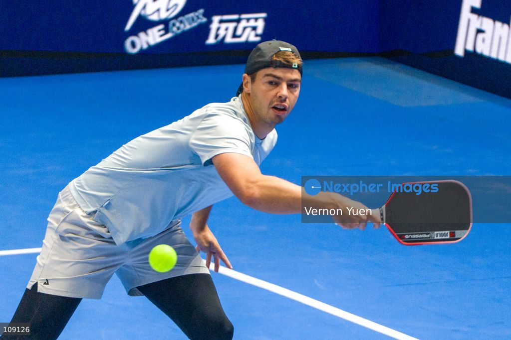 American pickleball player Ben Johns during the men’s double finals at the Hong Kong Slam 2026 October 25, 2026 in Hong Kong. (Photo by Vernon Yuen/Nexpher Images)